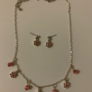 Earring and necklace set